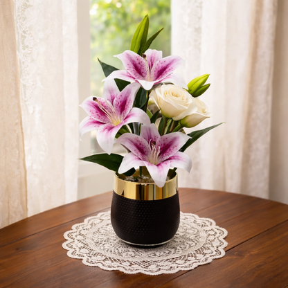 Black Golden pot