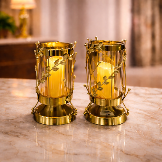 Metallic Candle Stand