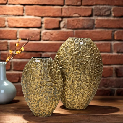 Set of Metal Vases